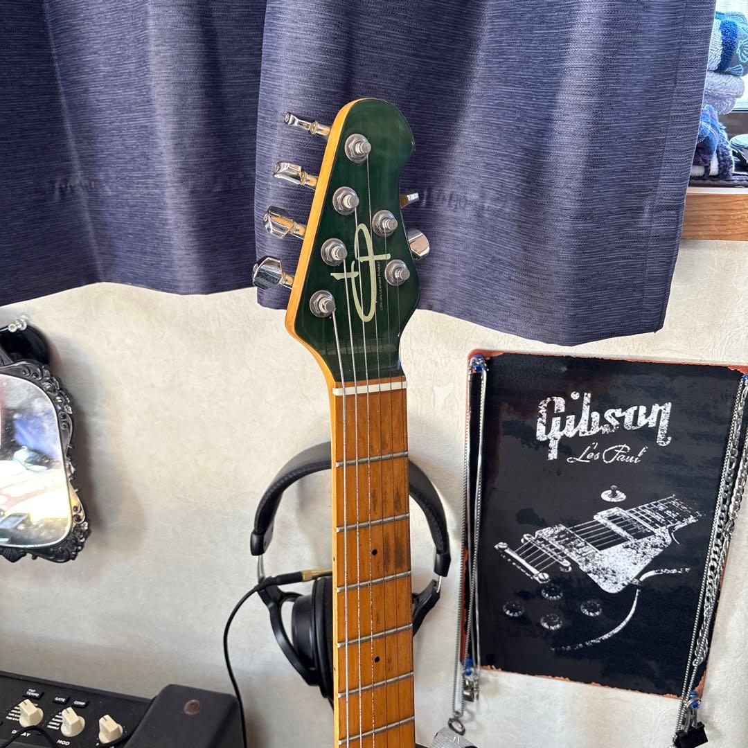 エレキギター グリーン ハムバッカー