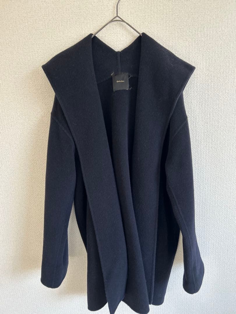 ✨Spick&Span ✨ダブルモッサ リバー フーディーコート　カシミヤ混