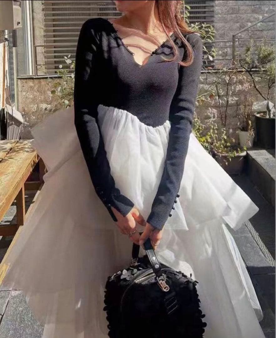 bibiy ワンピース　チュール