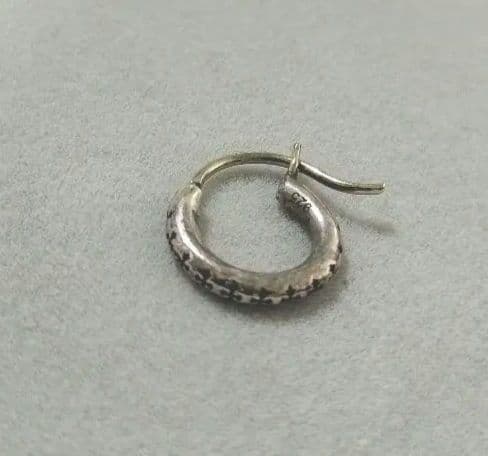 【超貴重】クロムハーツ HOOP TFL SML シルバー ピアス メンズ