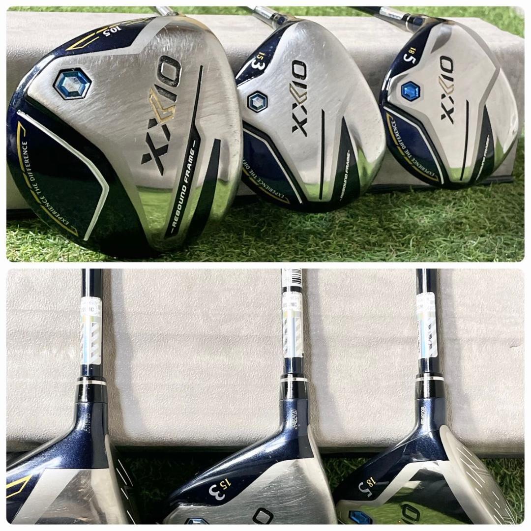 【貴重なレフティ】 ゼクシオ MP1200 ゴルフクラブセット R 左 11本