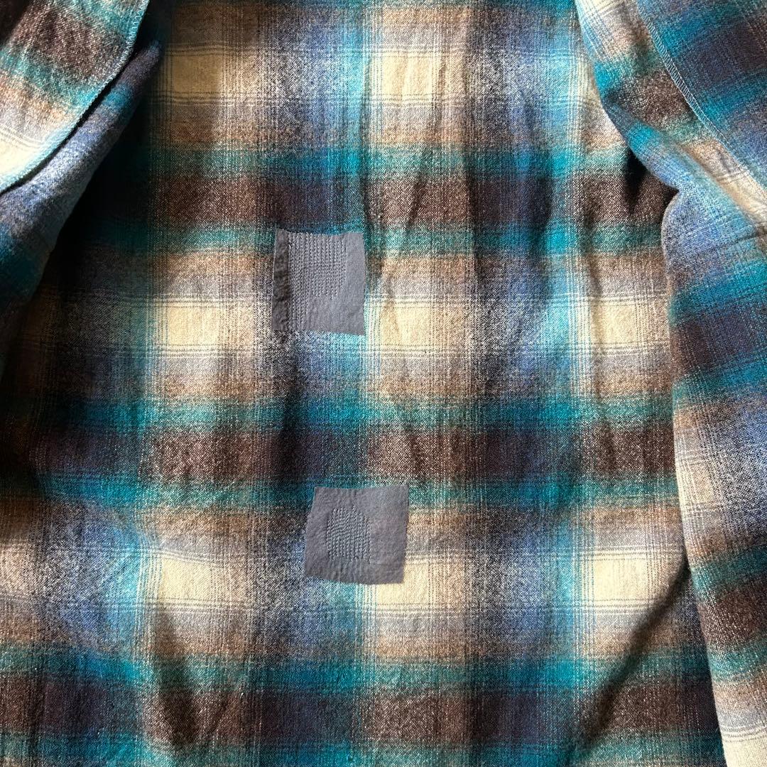 ド級スペシャル 70s ペンドルトン ボードシャツ 青オンブレ USA製 FJ氏