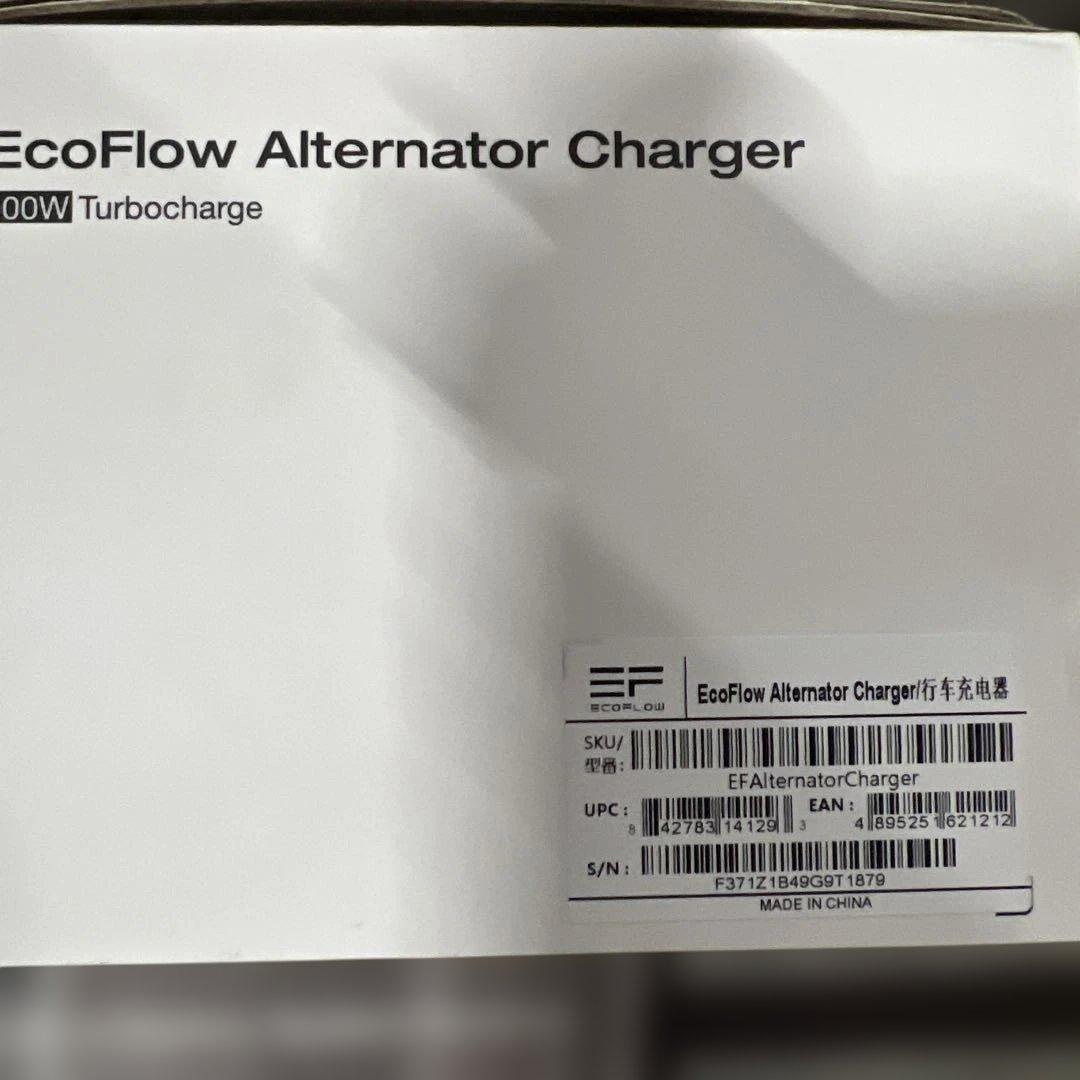 EcoFlow Alternator Charger 800W 未使用品