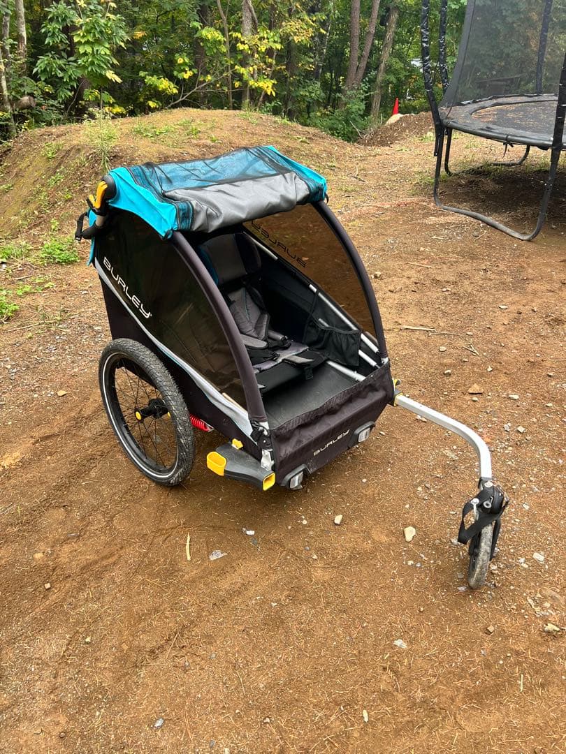 バーレー　D’lite X 2人乗り　サスペンション　Burley