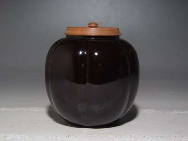 千家十職中村宗哲　如心斎好　阿古蛇棗　表千家即中斎花押　趣ある姿のお品ｔ975