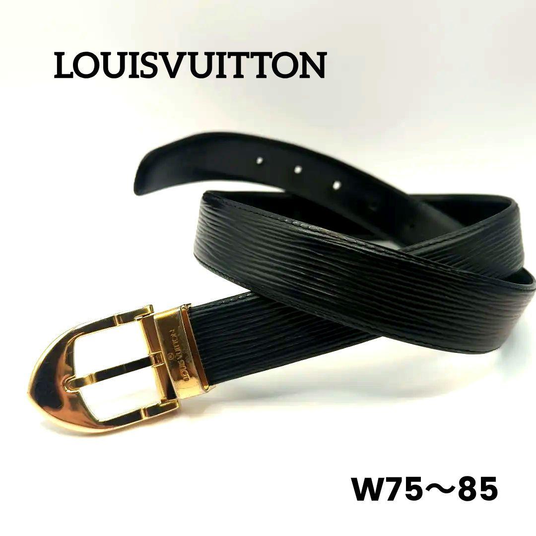 Louis Vuitton エピ ブラック ベルト ゴールド 即日発送