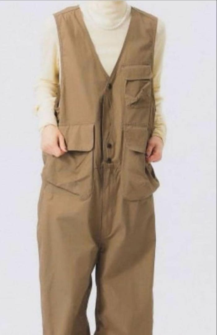 BEAMS BOY コットンウェザーハンティングベストオールインワン