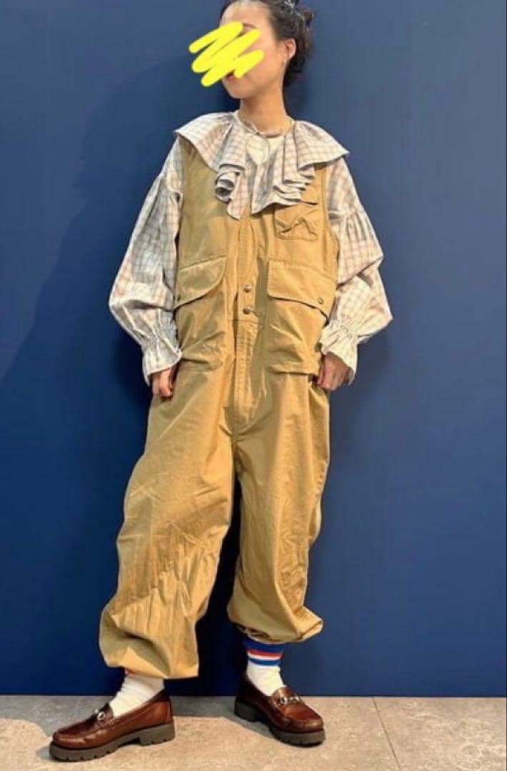 BEAMS BOY コットンウェザーハンティングベストオールインワン