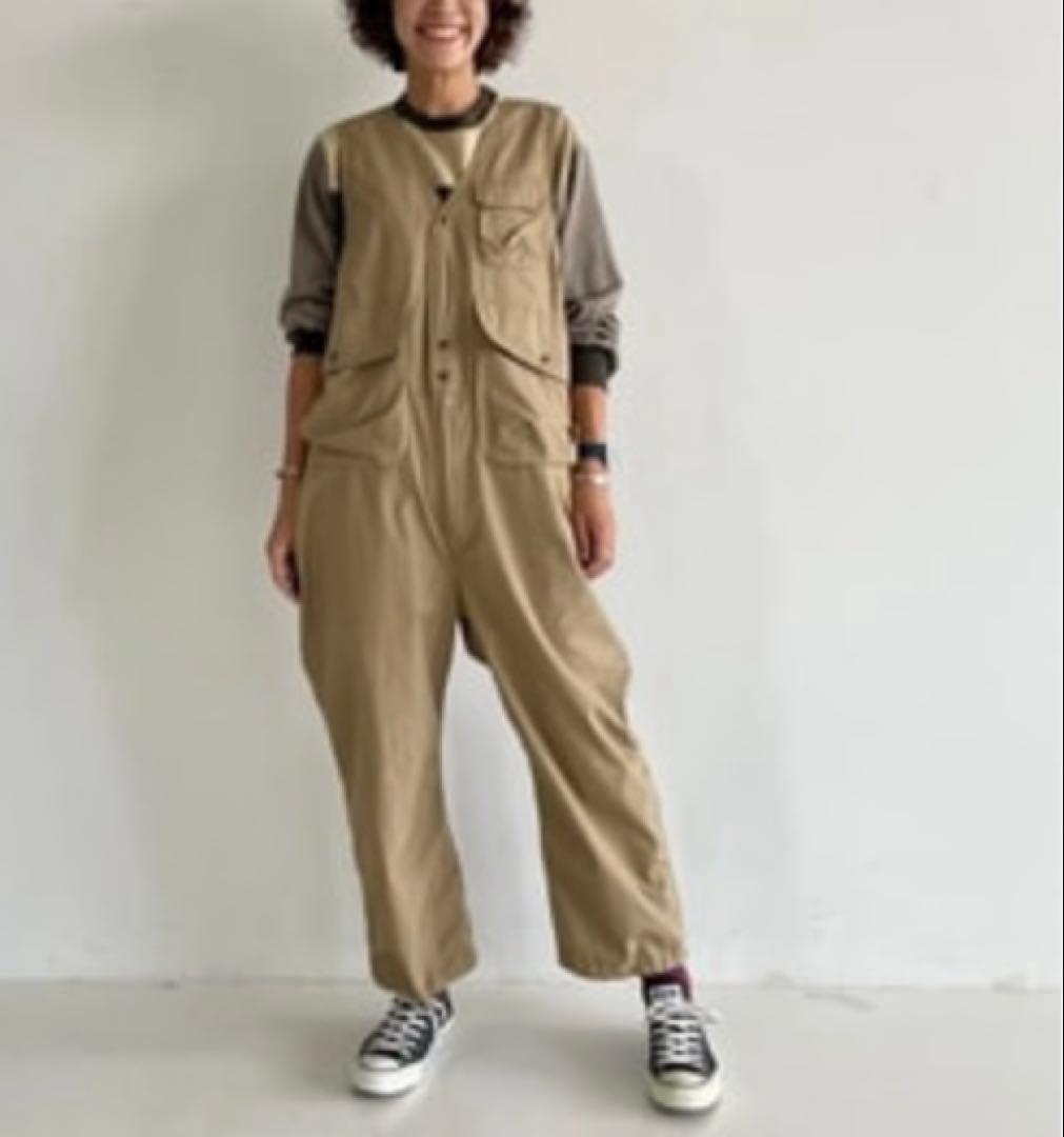 BEAMS BOY コットンウェザーハンティングベストオールインワン