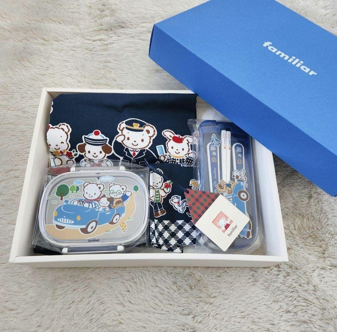 新品✨Familiar ランチセット 弁当箱 巾着 レッスンバッグ