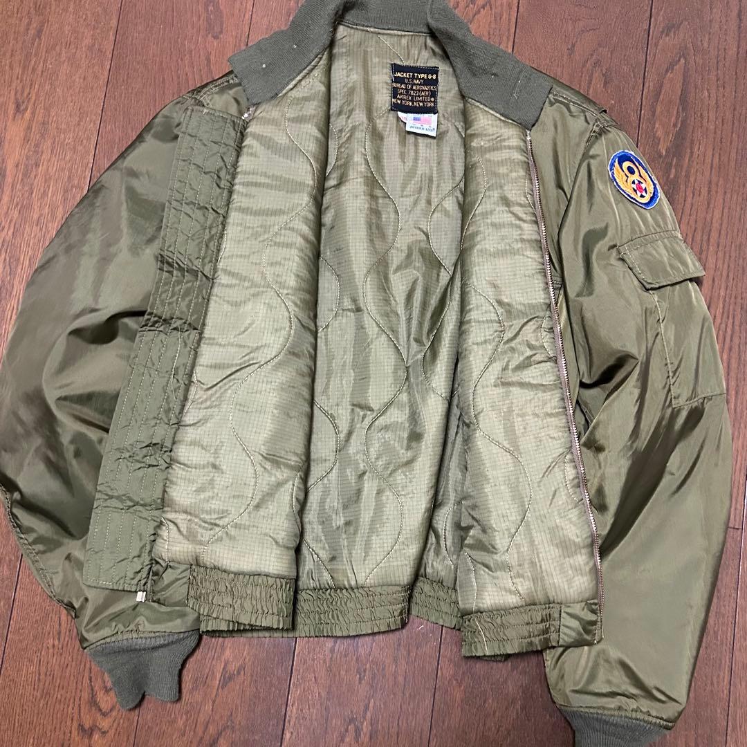 90s AVIREX G-8 USA製 米軍WEP ビンテージワッペン付き