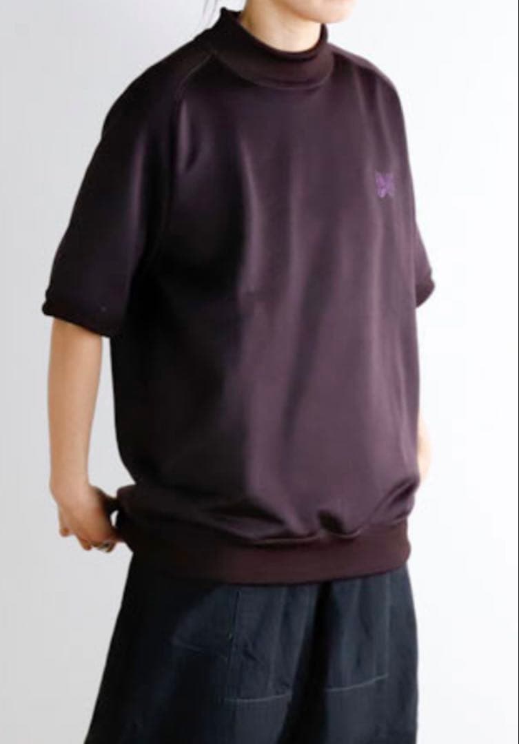 Needles Bright Jerseyブライトジャージー モックネック XS