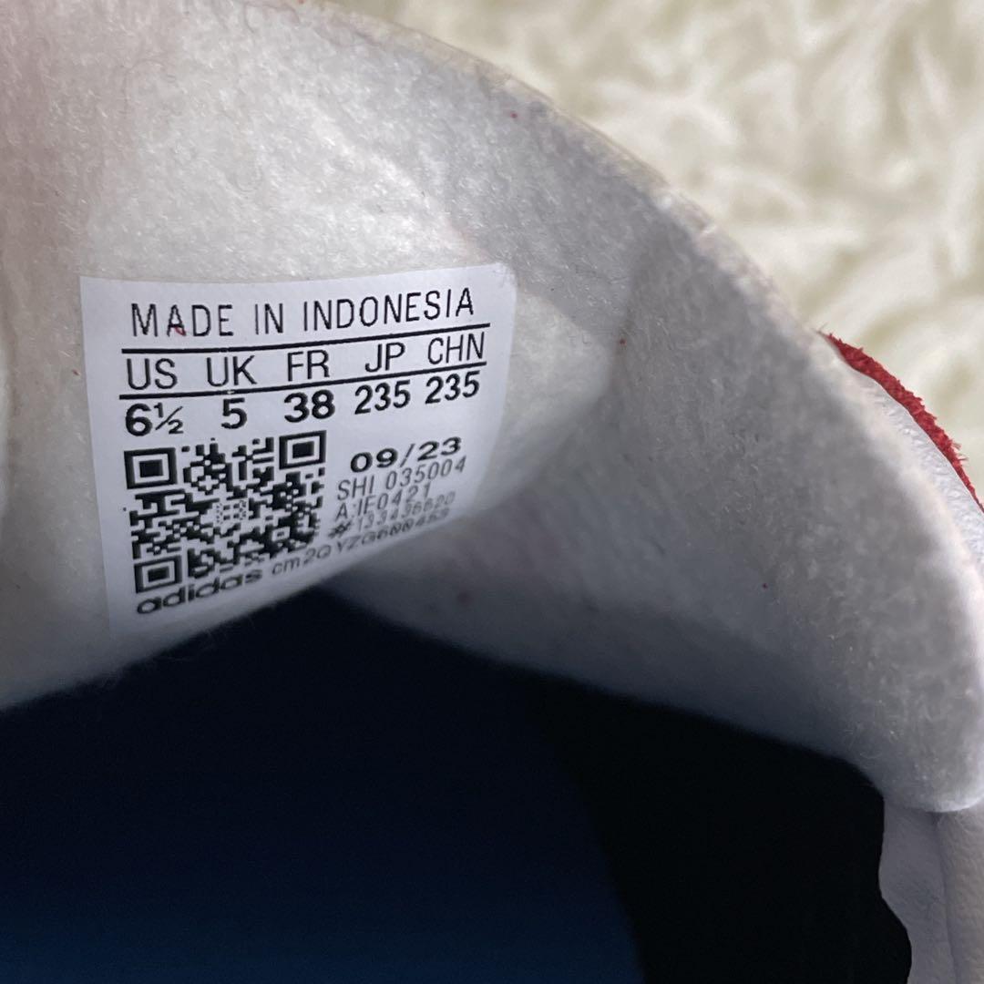 【未使用級】adidas GAZELLE BOLD スニーカー 厚底 赤 青