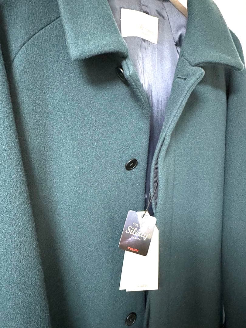 【新品タグ付】 A+ TOKYO 140S 撥水 メルトン バルカラーコート