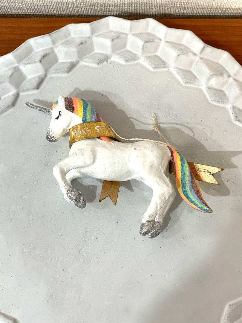 オーナメント　レインボーユニコーン