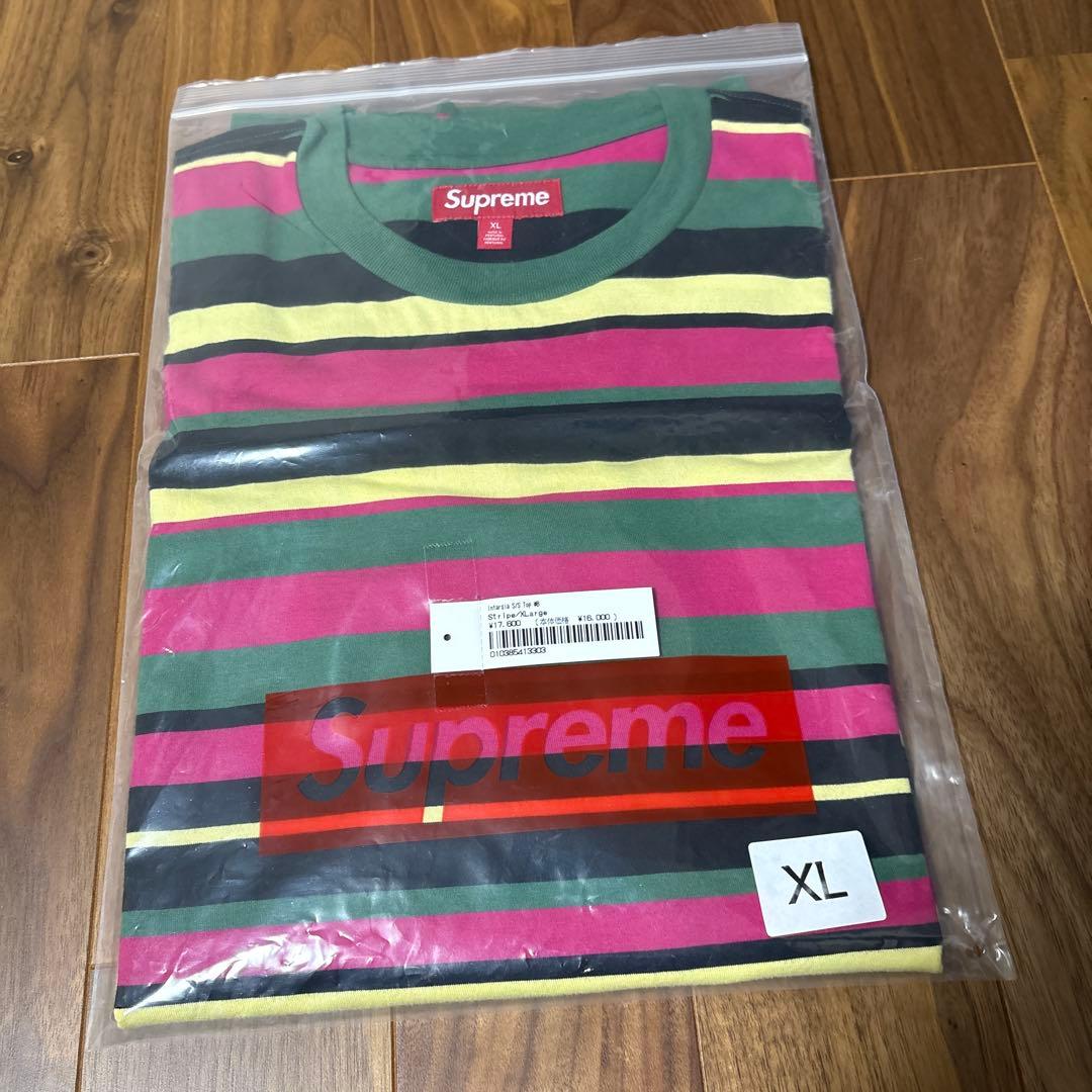 トップス supreme Intarsia S/S Top box logo tee