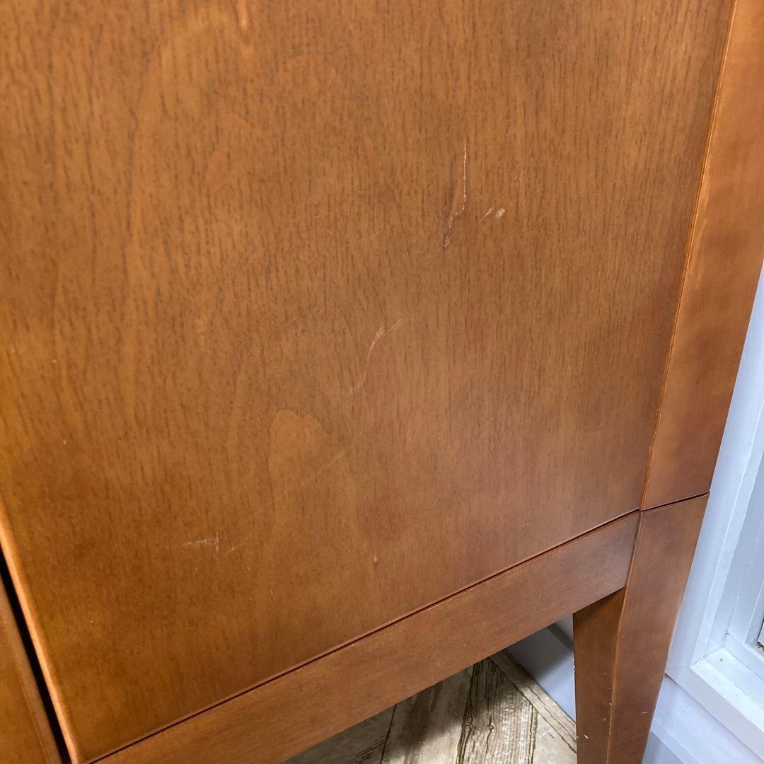 【送料込み】マルニ木工　ダウンライト付きキャビネット　フタバ木工