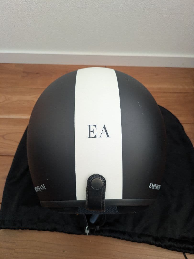 EMPORIOARMANI　ジェットヘルメット マットブラック　イタリア製未使用