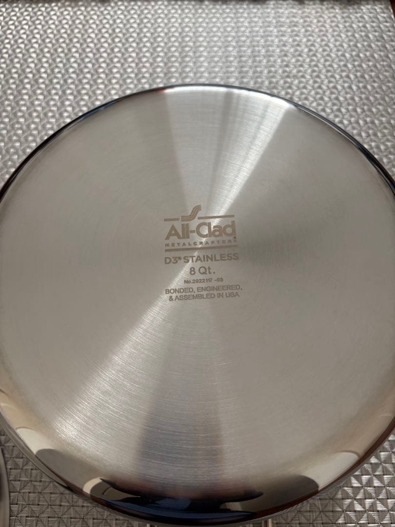 All-Clad オールクラッド ステンレス 両手鍋 8Qt バーキーパーズ付