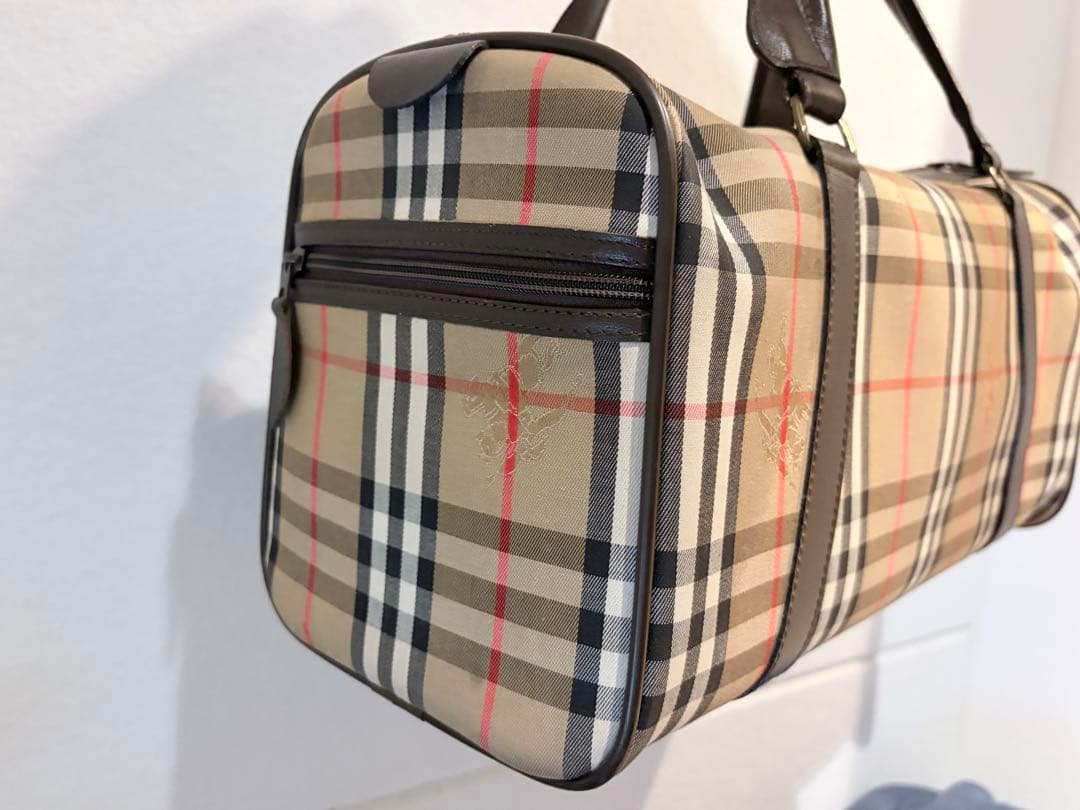 Burberrys バーバリー ノバチェック シャドーホース ボストンバッグ