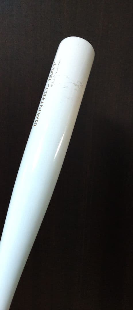 【たんぽぽ様】バレルバット　BARREL BAT　 ホワイト/オレンジ