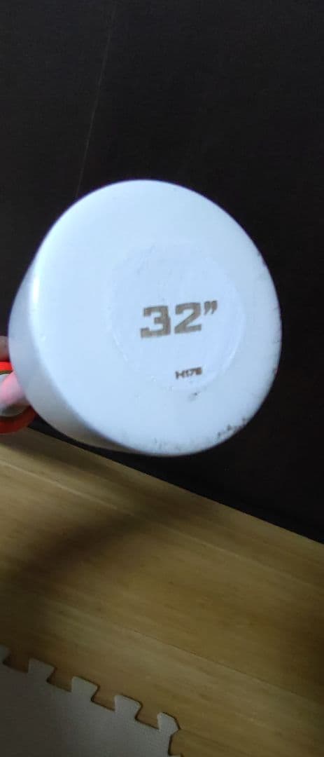 【たんぽぽ様】バレルバット　BARREL BAT　 ホワイト/オレンジ