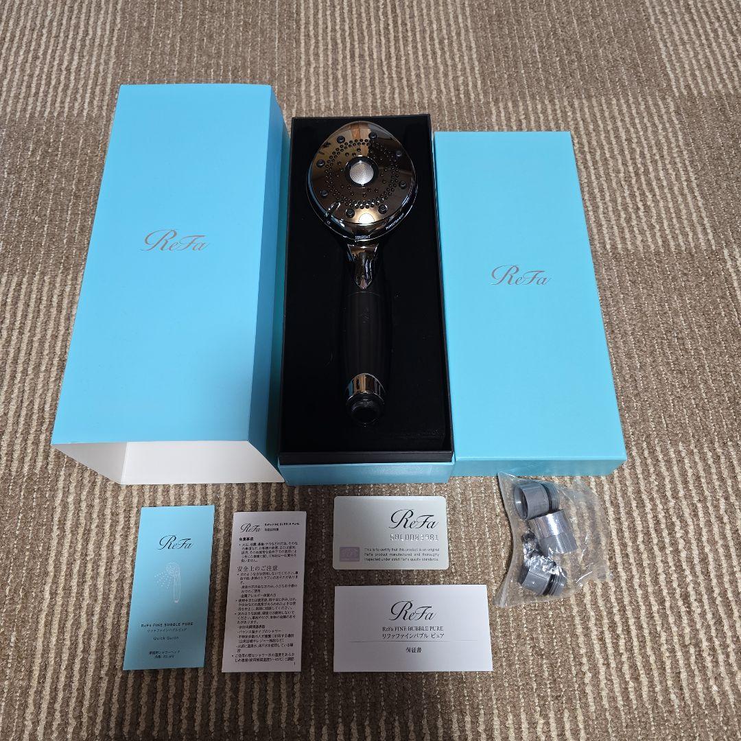 ReFa シャワーヘッド シルバー ブラック