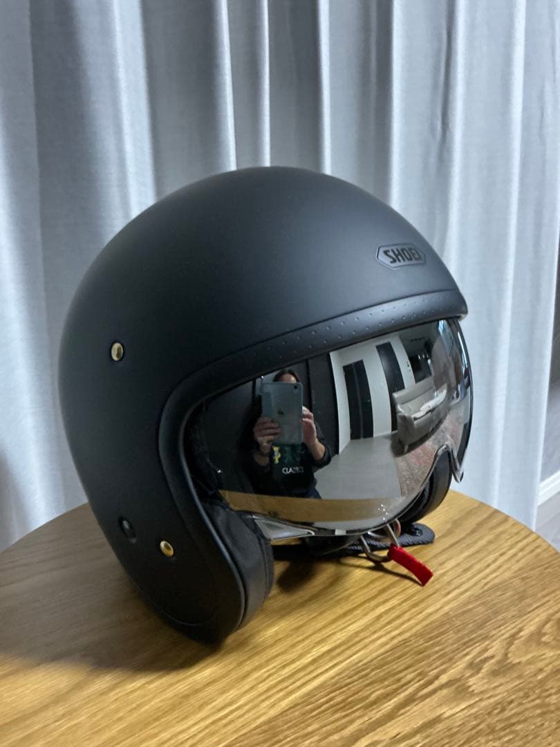 【極美品】SHOEI バイク　ヘルメット　J・O ジェイ・オー　マットブラック