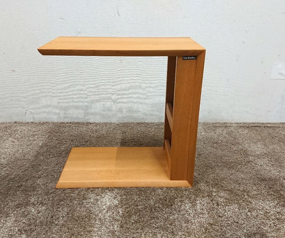 karimoku カリモク家具 TU1752 オーク材 サイドテーブル-1