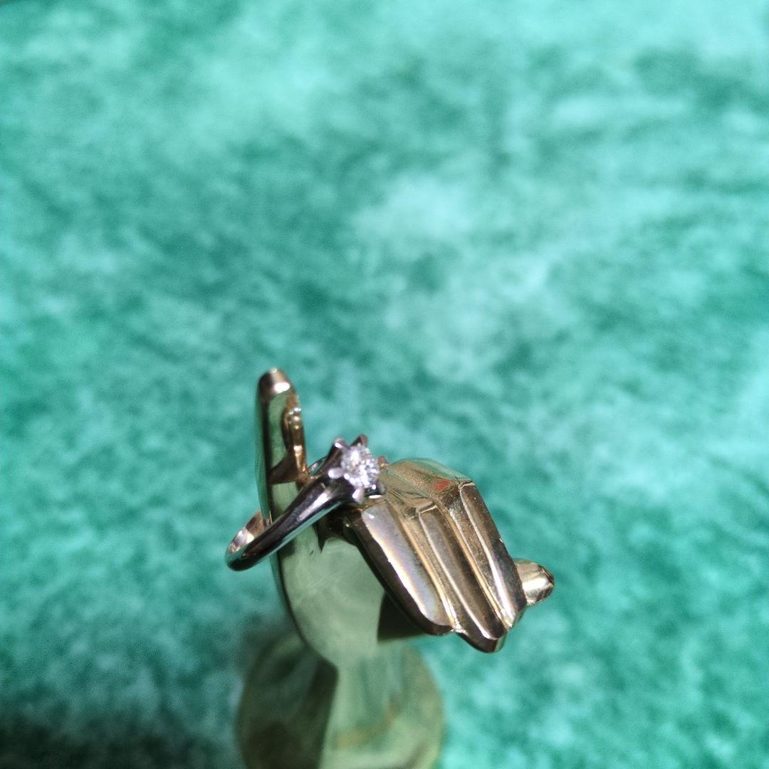 ダイヤモンド風リング 専用ケース付き　鑑定書付き