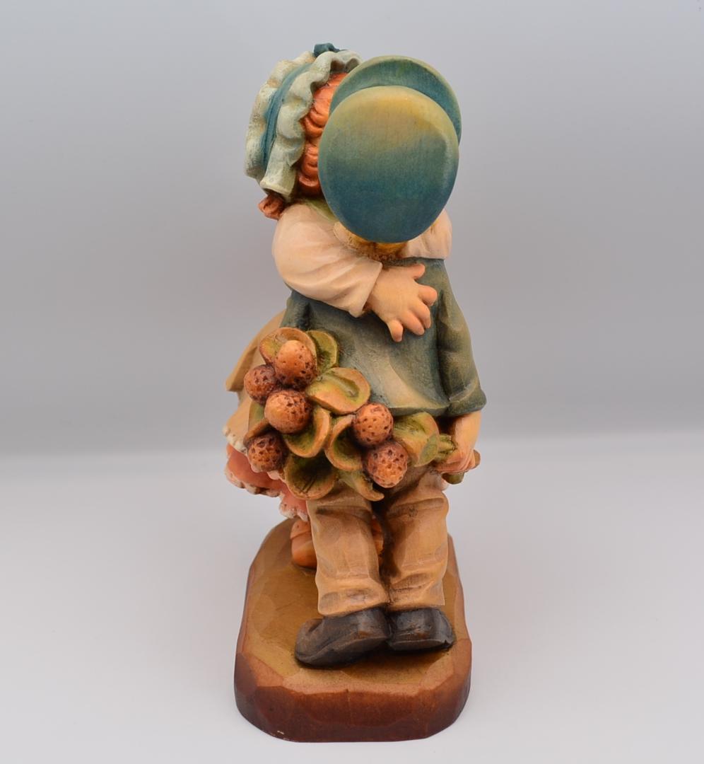 ファーストキッス　アンリ　ANRI　サラケイ　木彫り人形　イタリア　20ｃｍ