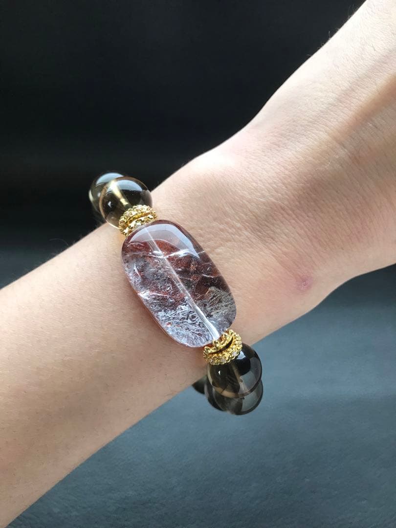 シルバーシラーオーロラクォーツ❣️16cm