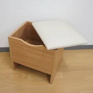 シンプル ドレッサーセット/化粧台・スツールセット 【ナチュラル】 幅50cm