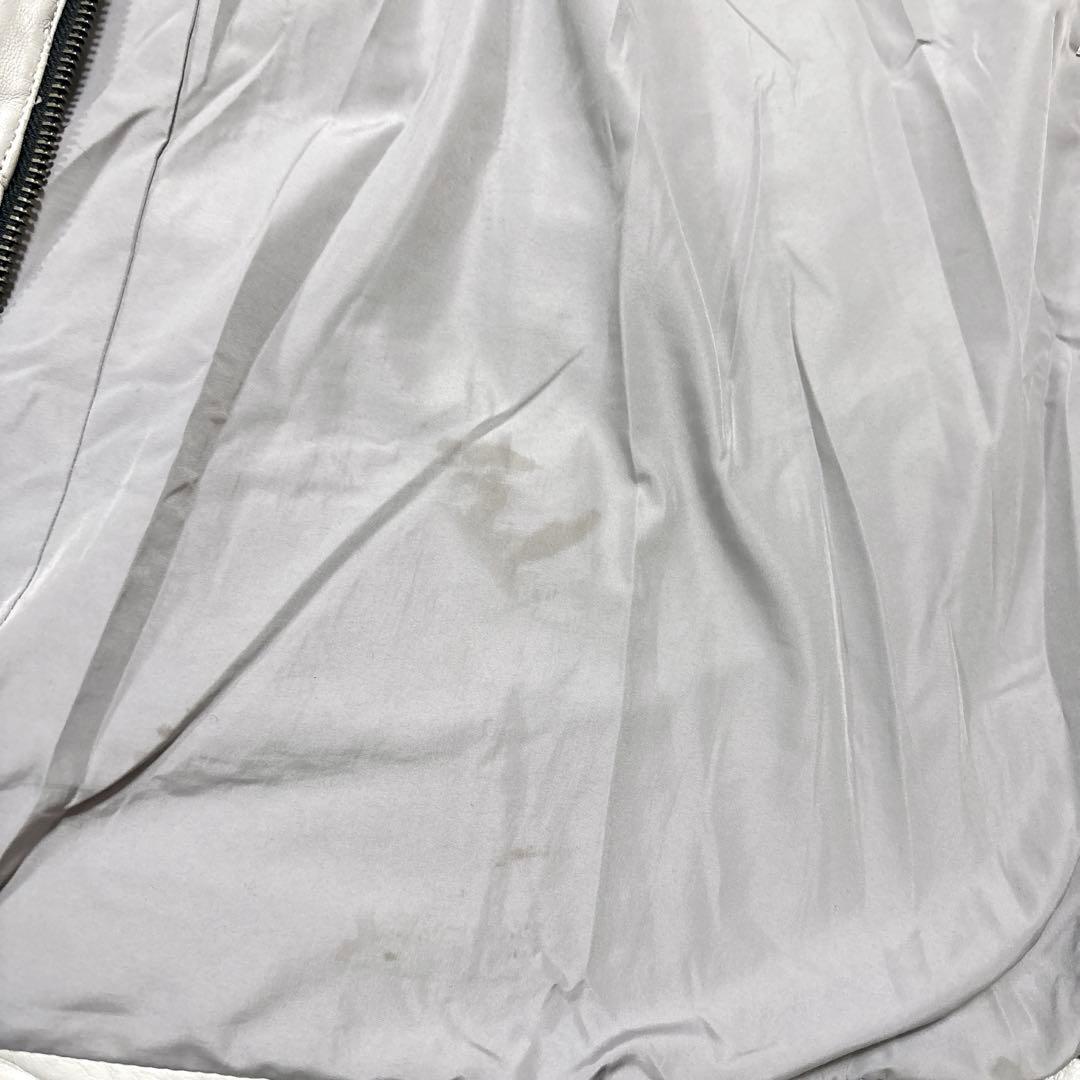 希少ダーマコレクションラムレザーロングダウンコートシルバーフォックスファーグレー