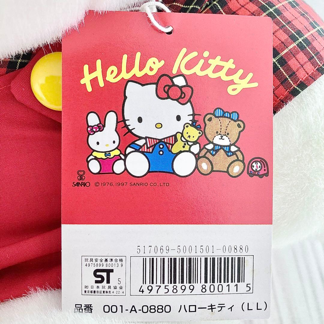 J*1様 ❤️美品 未使用 当時物 オーバーオール ハローキティぬいぐるみ (L