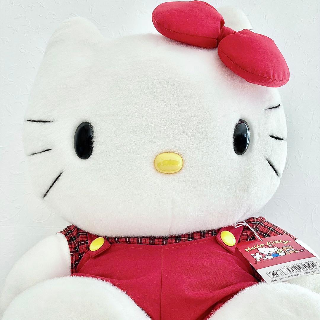 J*1様 ❤️美品 未使用 当時物 オーバーオール ハローキティぬいぐるみ (L