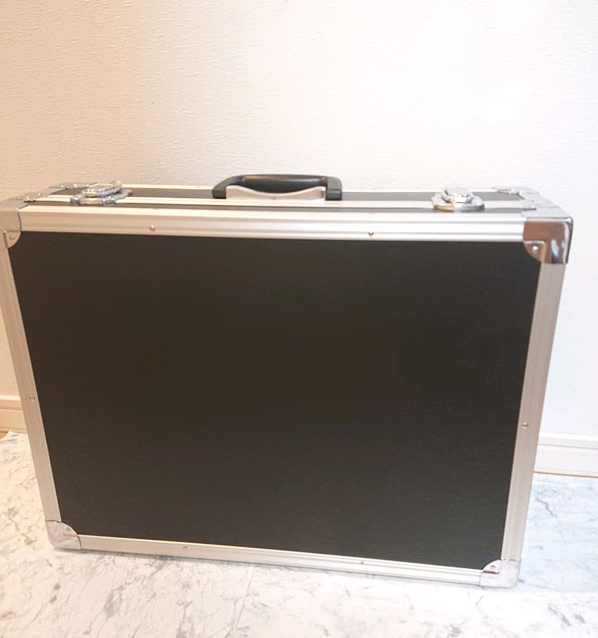 アルミトランク ジュラルミンケース 黒 ブラック