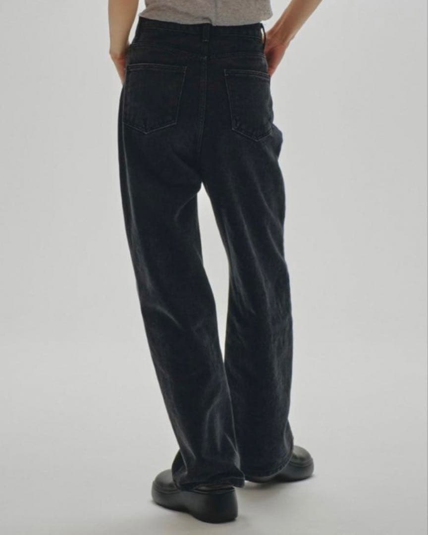 【todayful】Owen's Denim ブラック 25