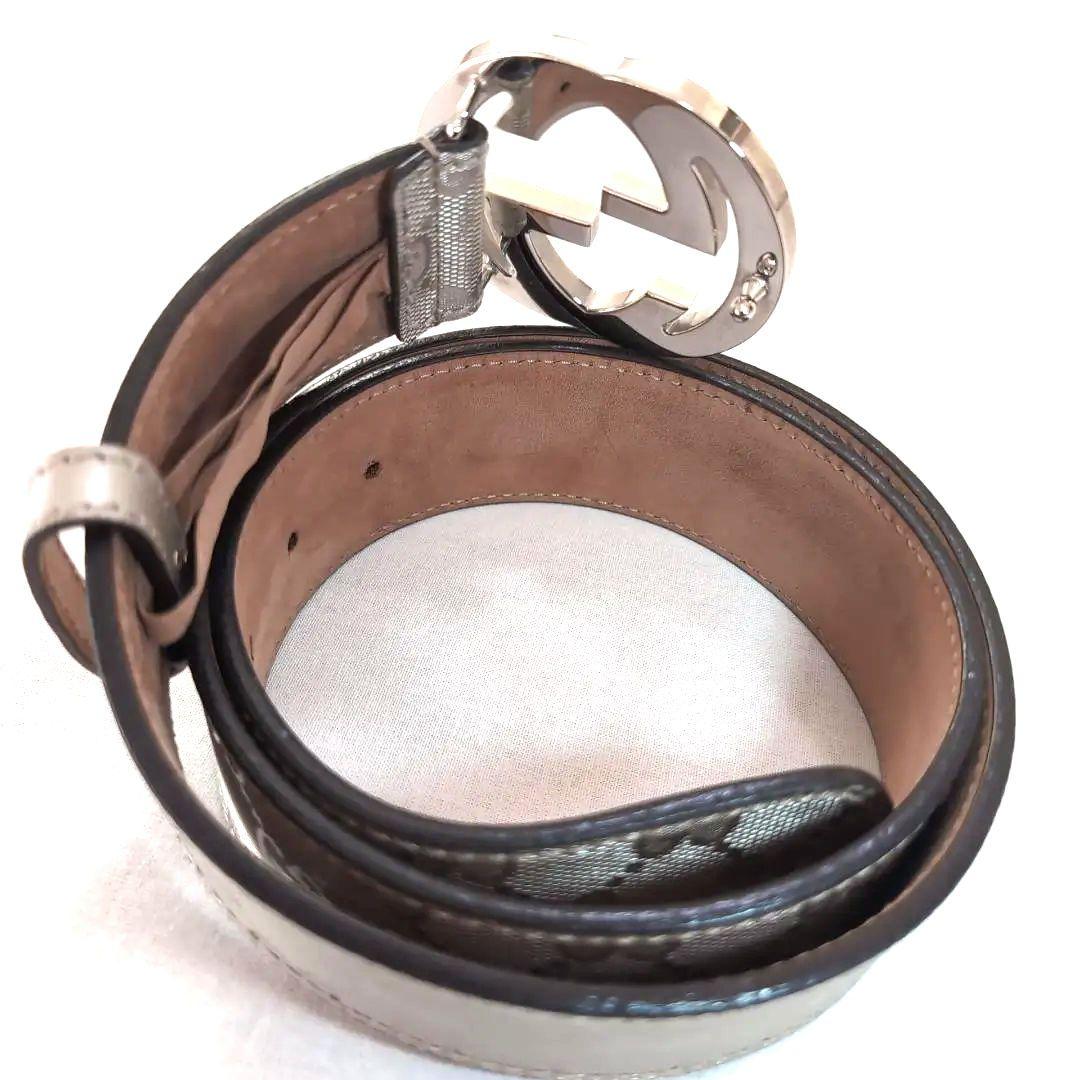 GUCCI インターロッキングG 80cm±3 シャンパンゴールド d28