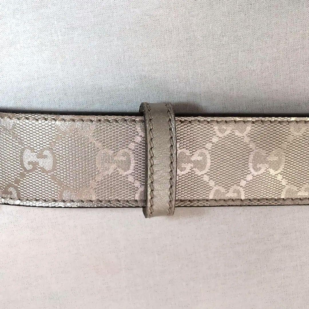 GUCCI インターロッキングG 80cm±3 シャンパンゴールド d28