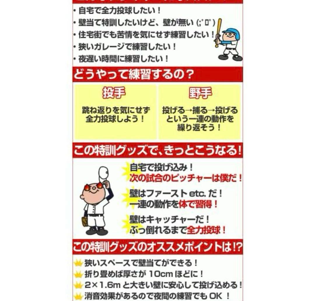 FIELD FORCE 野球 投球守備練習用 ドデカ壁あてネット2.0×1.6m