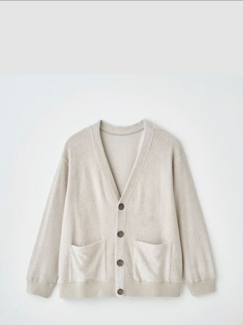 abyts ロングスリーブ カーディガン　ECRU 佐藤健 cardigan