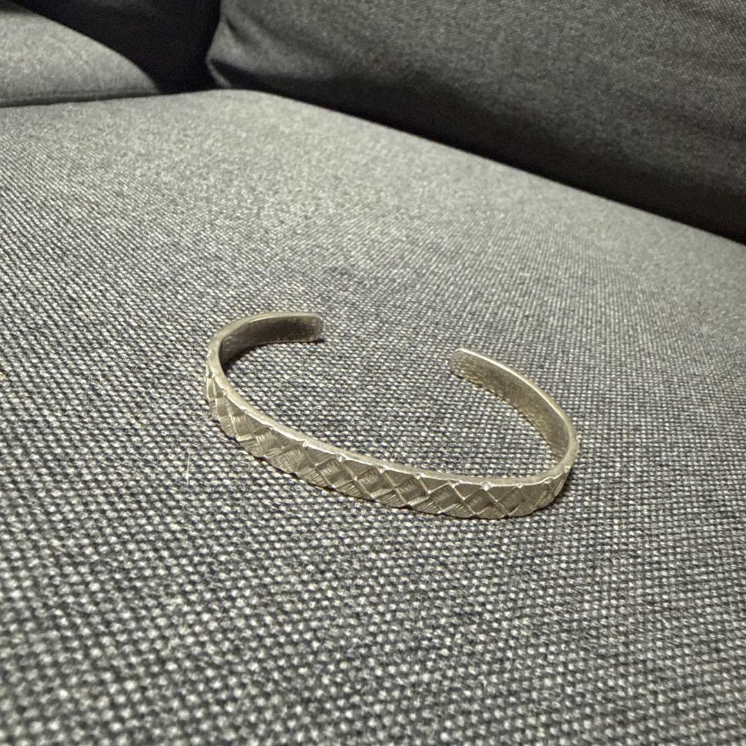 アリゾナフリーダム　シルバー編み込みバングル 日本製