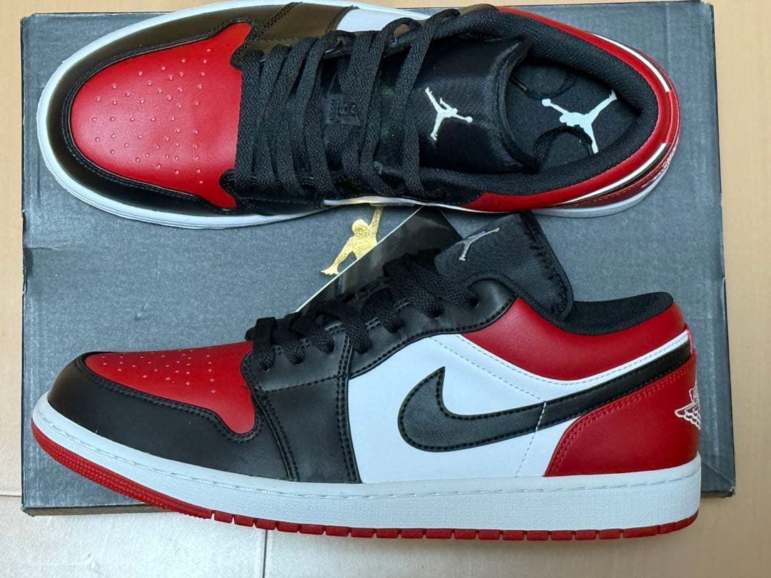 ゆう新品未使用/Nike Air Jordan 1 LowBred Toe