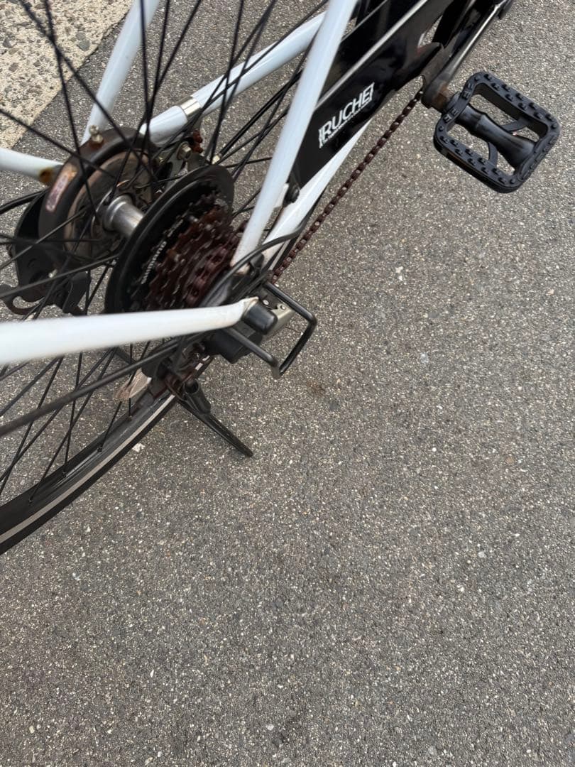 158 自転車 大阪市 【引取り限定】 美品 26インチ 変速付き