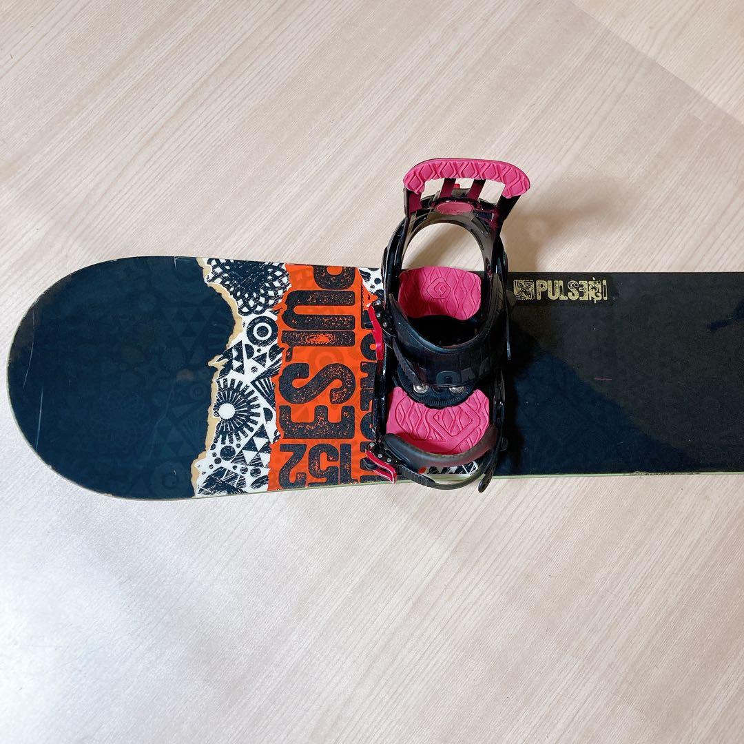 サロモン SALOMON PULSE スノーボード 152 M ビンディング