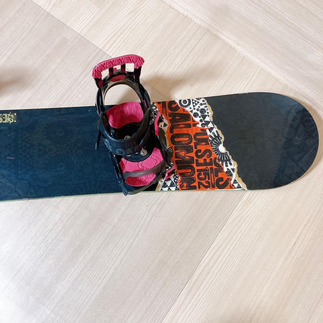 サロモン SALOMON PULSE スノーボード 152 M ビンディング