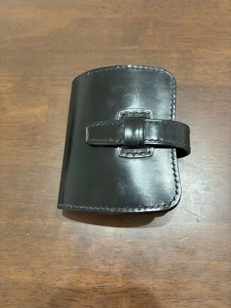 No.496レザー ショートウォレット待夢