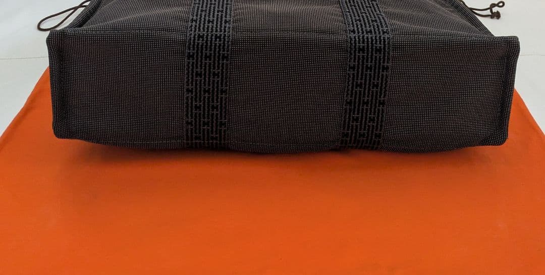 【美品】HERMES エルメス トートバッグエールラインMM 保存用巾着袋付き