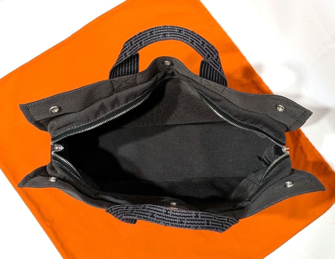 【美品】HERMES エルメス トートバッグエールラインMM 保存用巾着袋付き